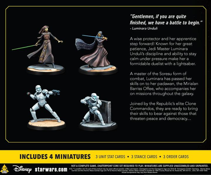 Actual product image Atomic Mass Games Star Wars: Shatterpoint - Plans and Preparation Squad Pack (German)