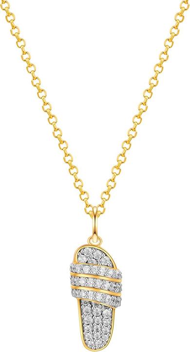 Immagine prodotto Glanzstücke München Sandalo con catena da donna - 34190 (Argento)