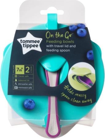 Tommee Tippee bowl with lid and spoon, 2pcs., 44671893
