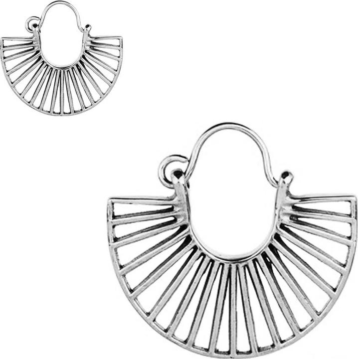 Immagine prodotto Star Piercing Orecchini a ventaglio in argento (Ottone)