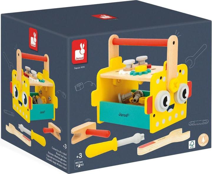 Produktbild Janod Roboter Werkzeugkasten