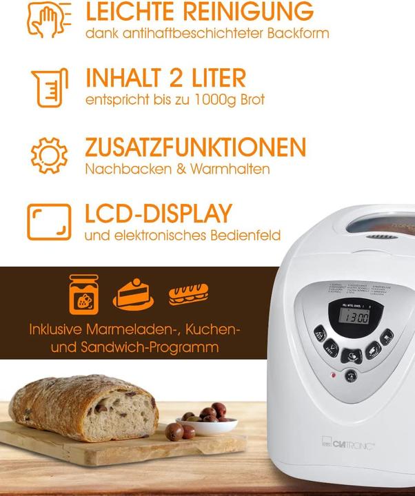 Produktbild Clatronic BBA 3505 Weiss