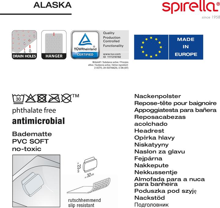 Actual product image spirella Alaska (23 x 32 cm)