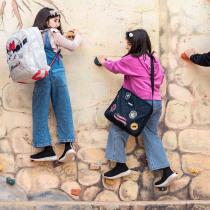 Image du produit Minnie Mouse Minnie - sac à dos scolaire grand 46 cm, gris clai