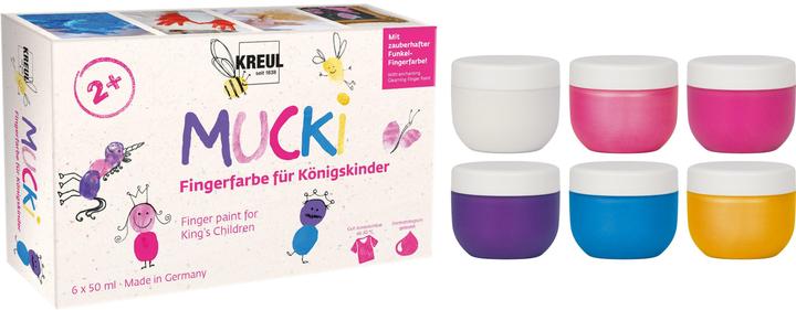Actual product image Kreul Mucki finger paint for king children (Various colors, 300 ml)