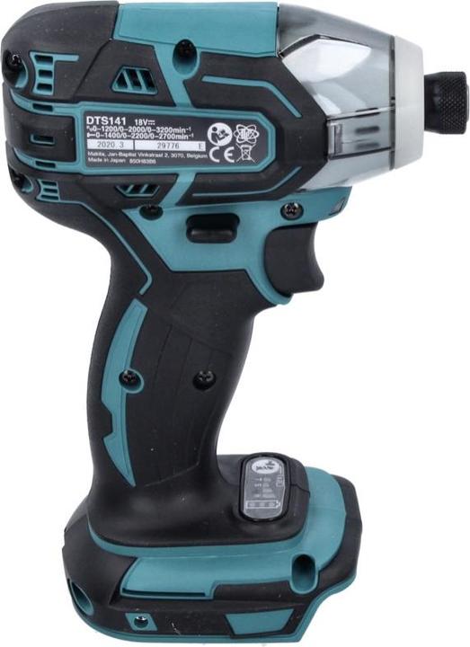 Produktbild Makita DTS 141 T1 Akku Impulsschrauber 18 V 40 Nm 1/4" Brushless + 1x Akku 5,0 Ah - ohne Ladegerät (Akkubetrieb)