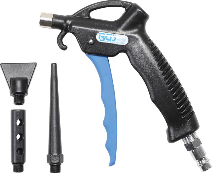 BGS Air Blow Gun with 3 Attachments