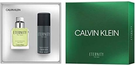 Actual product image Calvin Klein Eternity for Men EDT 100 ml a deospray Eternity for Men 150 ml (Eau De Toilette 100ML) (Eau de toilette, 150 ml)