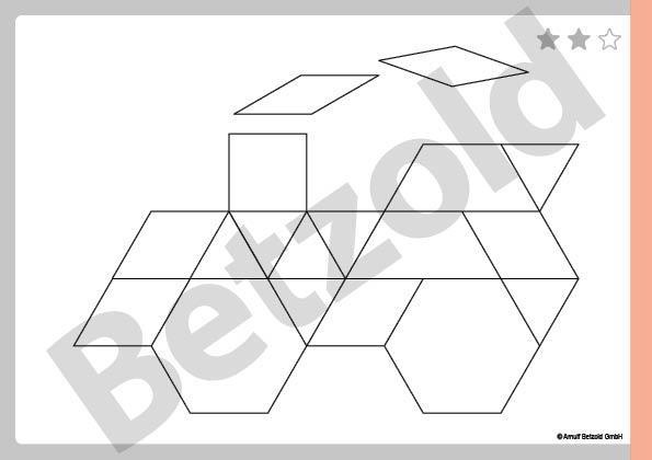 Image du produit Betzold Cartes participatives Pattern Blocks