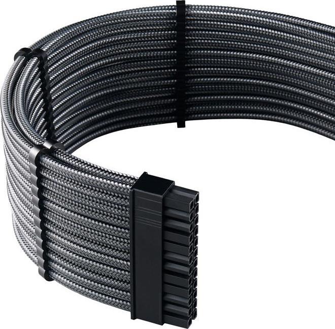Actual product image CableMod Pro ModMesh 12VHPWR Cable Extension Kit - carbon (0.45 m)