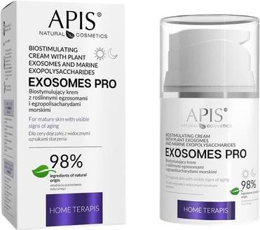 Apis Natural Cosmetics Biostimulierende Creme mit pflanzlichen Exosomen EXOSOMES PRO Home Therapies Innovative Hautpflege (Körpercreme, 50 ml)
