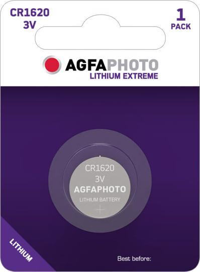 Produktbild AGFAPHOTO Lithium CR1620 3V (1 Stk., CR1620, 70 mAh)