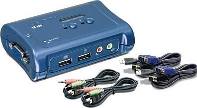 Image du produit Trendnet TK-209K Kit de commutateur KVM USB à 2 voies avec audio