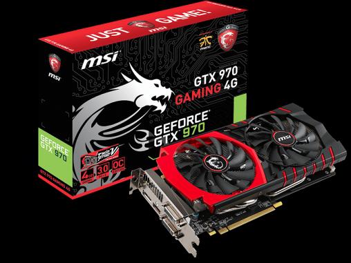 Image du produit MSI GeForce GTX 970 GAMING (4 Go)