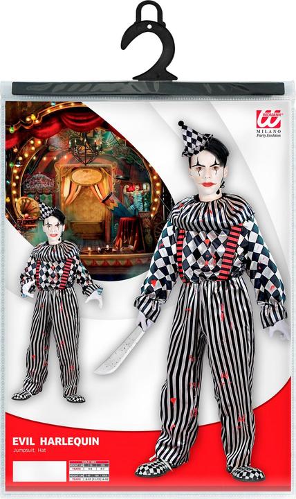 Produktbild Fasnacht Retro Clown Grösse S (140)
