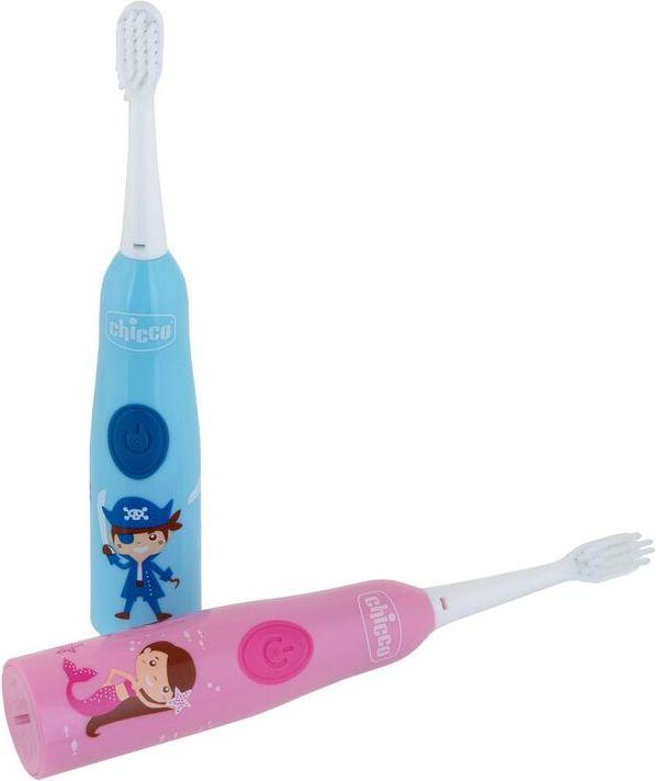 Actual product image Chicco Replacement brush heads to electric toothbrush 3y+ Italian/German (2 x)
