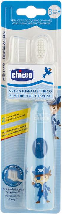 Actual product image Chicco Replacement brush heads to electric toothbrush 3y+ Italian/German (2 x)
