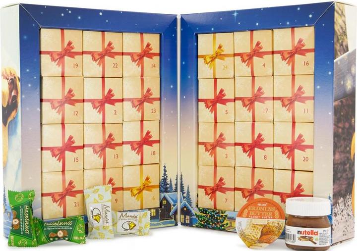 Produktbild Geschenkidee Adventskalender "Nüsschen" - Giotto, Raffaello & Friends