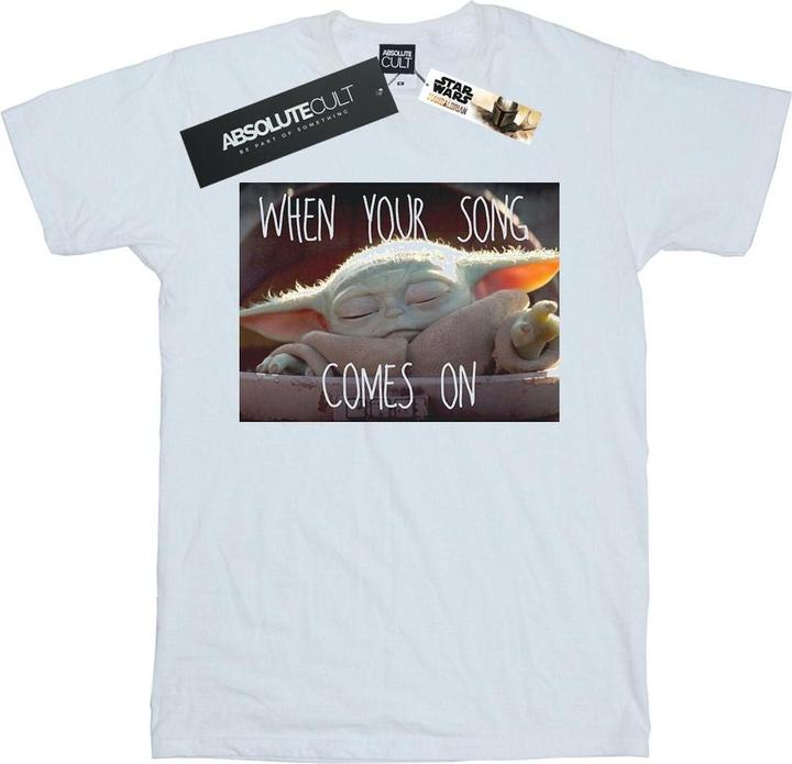 Star Wars The Mandalorian The Child Song Meme TShirt Jungen (140, 146)