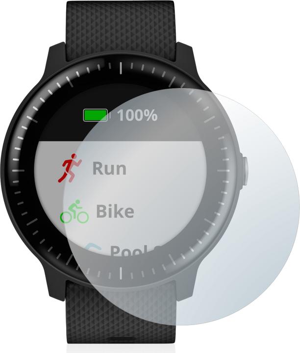 Produktbild Savvies Panzerglas Hartglas Displayschutz (Vivoactive 3 Music)