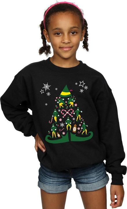 Produktbild Elf Christmas Tree Sweatshirt Mädchen (128)