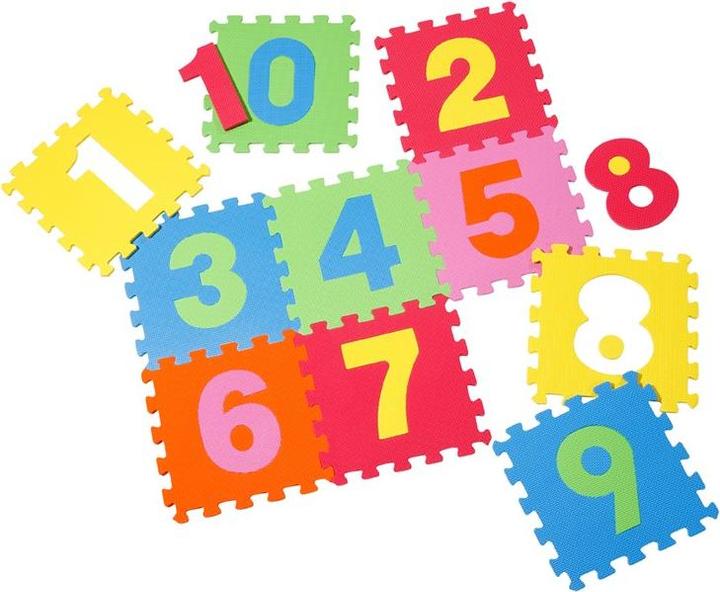 Actual product image Knorrtoys Puzzlematte - "Zahlen"/10-tlg./32 cm (32 x 32 cm)