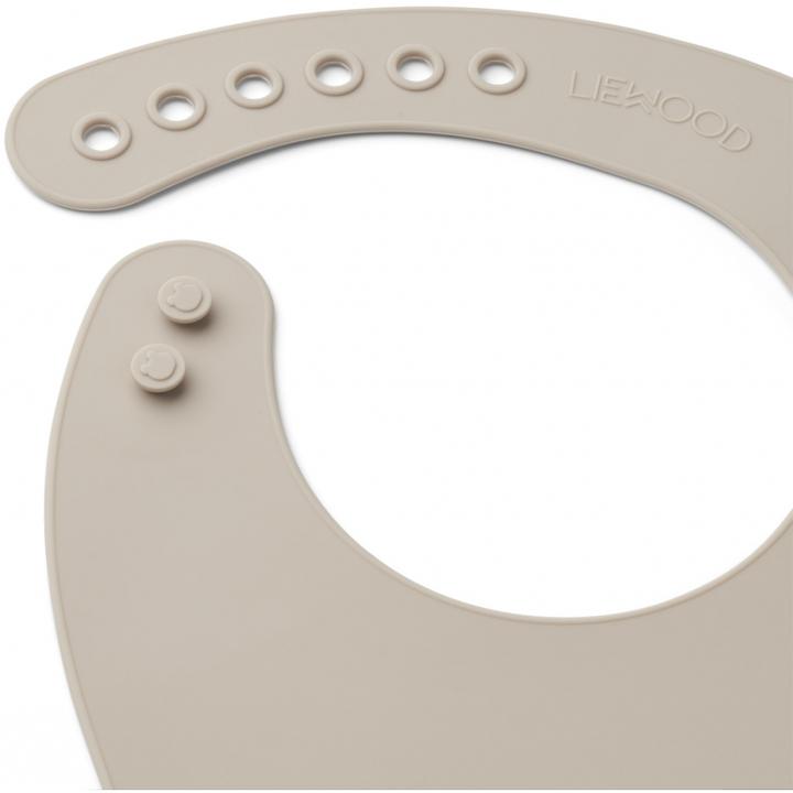 Image du produit Liewood Set de bavoirs en silicone Tilda Panda Grey