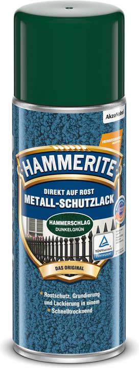 Immagine prodotto Hammerite Vernice spray Hammer verde scuro 400 ml (400 ml, Verde scuro)