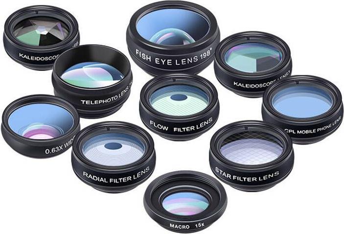 Produktbild Apexel Mobile lens kit APL-DG10 10 in 1 (black)