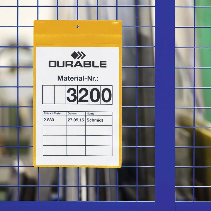 Image du produit Durable Pochettes signalétiques magnétiques avec aimants néodyme (A4, De part et d'autre)