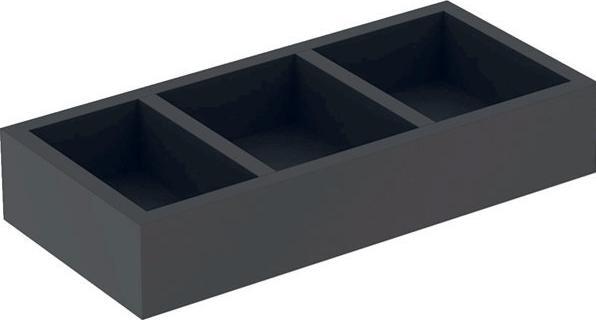 Geberit Smyle Square Schubladeneinsatz, 500677, 32,3x5,9x15 cm, H-Unterteilung