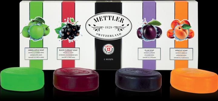 Actual product image Mettler1929 4 fruit soap set (Hard soap)