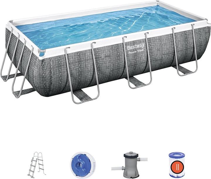 Produktbild Bestway Power Steel Frame Pool-Set (404 x 201 x 100 cm)