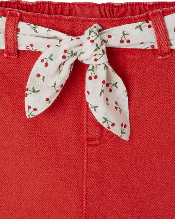 Actual product image Vertbaudet Weite Baby Hose mit Bindegürtel (62)