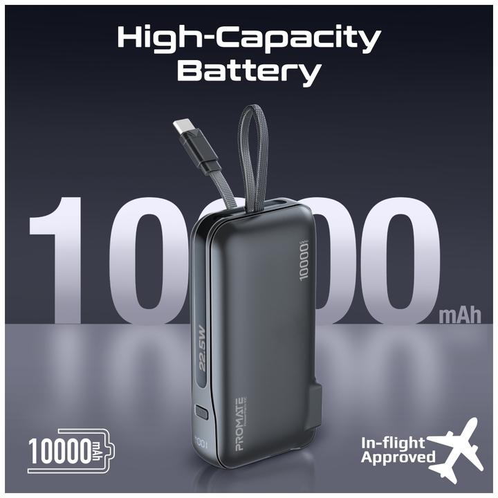 Immagine prodotto ProMate PowerPack-10C Powerbank 10000mAh (10000 mAh, 62.50 W, 36 Wh)