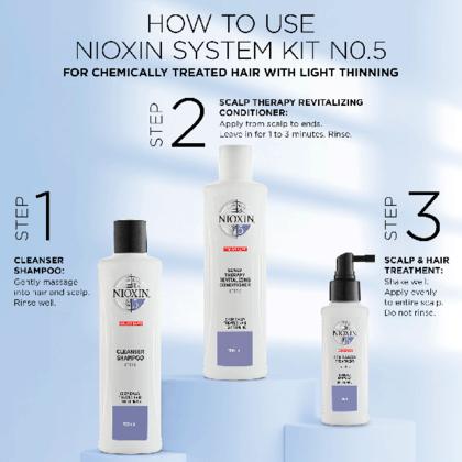 Image du produit Nioxin Système de traitement du cuir chevelu 5 (100 ml)