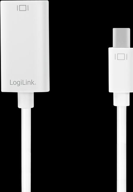 Produktbild LogiLink Mini DisplayPort zu HDMI (HDMI, 15 cm)