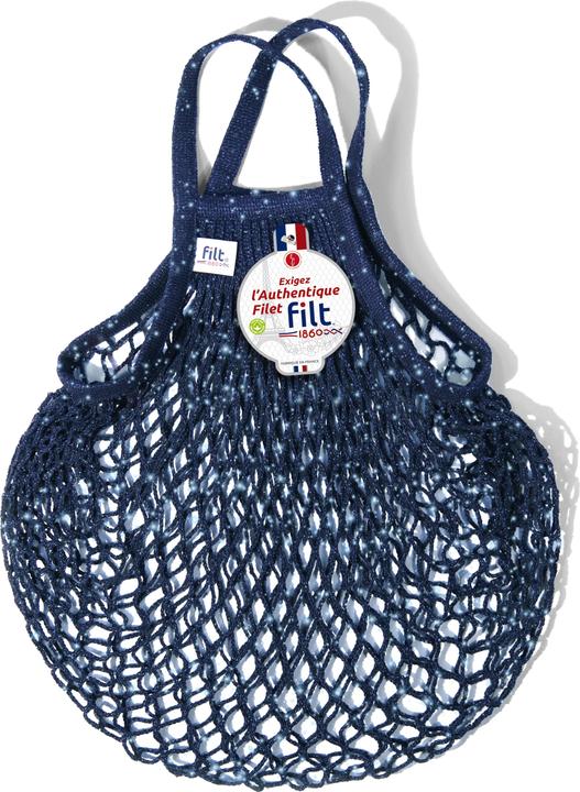 Actual product image Filt - Einkaufsnetz mit kurzen Henkel navy glitter