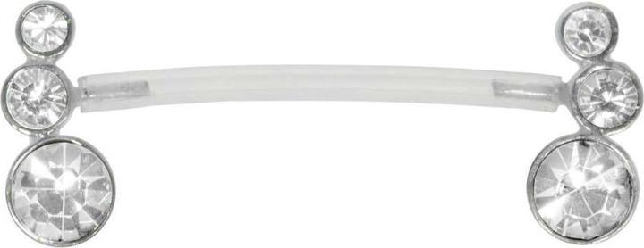 Immagine prodotto Bijouteria Piercing petto (Bioplastica, Argento 925, Vetro (di orologio))
