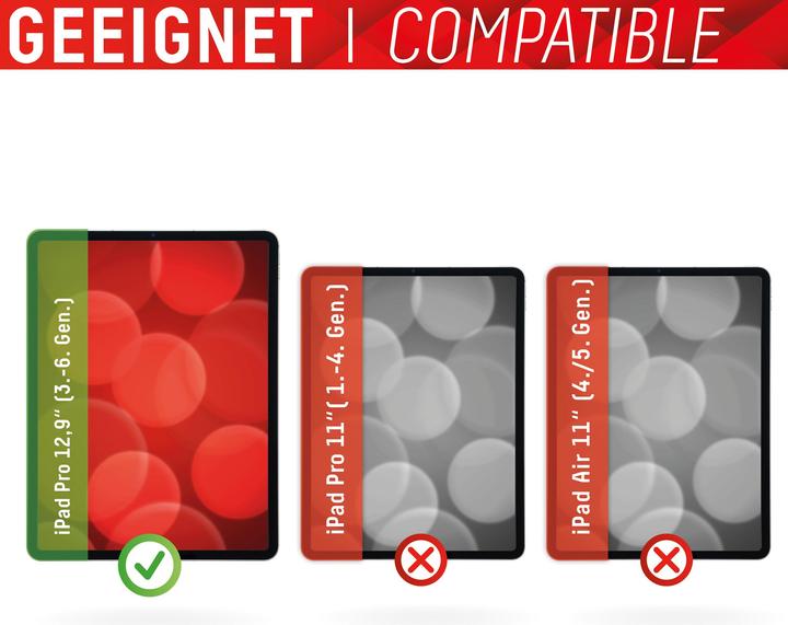 Produktbild Displex Tablet Glass, Tablet Schutzglas (1 Stück, iPad Pro 12.9 2020 (4. Gen), iPad Pro 12.9 2018 (3. Gen), iPad Pro 12.9 2021 (5. Gen))