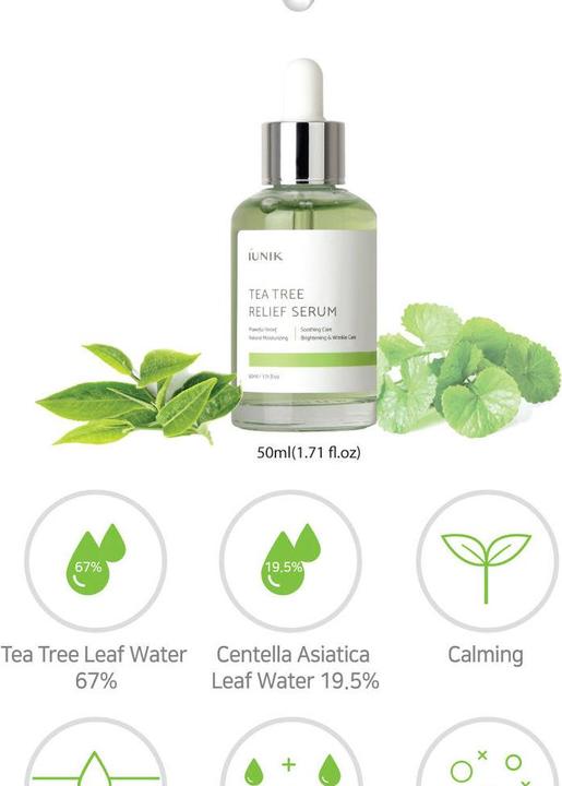 Immagine prodotto iUNIK Siero di sollievo all'albero del tè (50 ml)