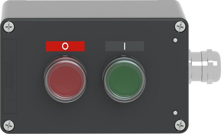 Productafbeelding Schneider Electric Atex Drukknopstation (Metaal) 1 Groen Xawf210ex