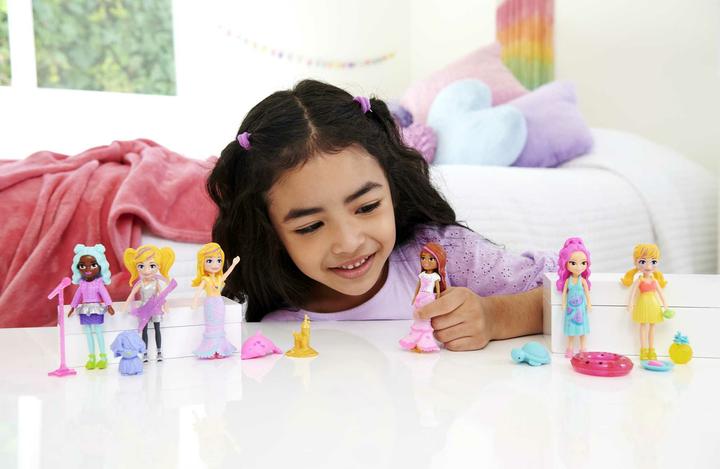 Productafbeelding Mattel Polly Pocket Poppen Fruitig Zwembadpret Fashon Set
