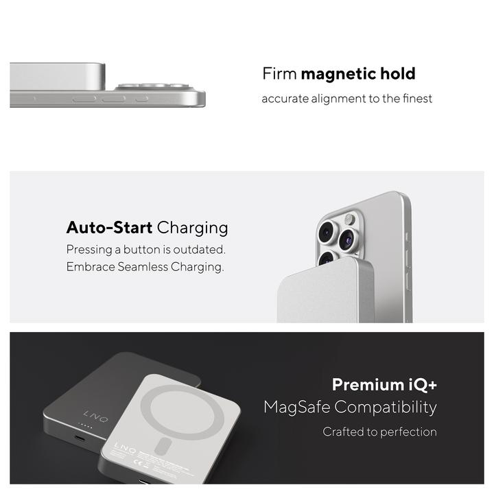Produktbild LINQ Connects Pro Charge Magnetic (10000 mAh, 20 W, 37 Wh)