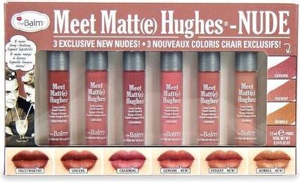 Immagine prodotto The Balm Set di 6 rossetti liquidi a lunga durata Meet Matte Hughes - Nude # 8 (Set)