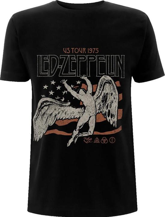 Actual product image Led Zeppelin US 1975 Tour Flag (XL)