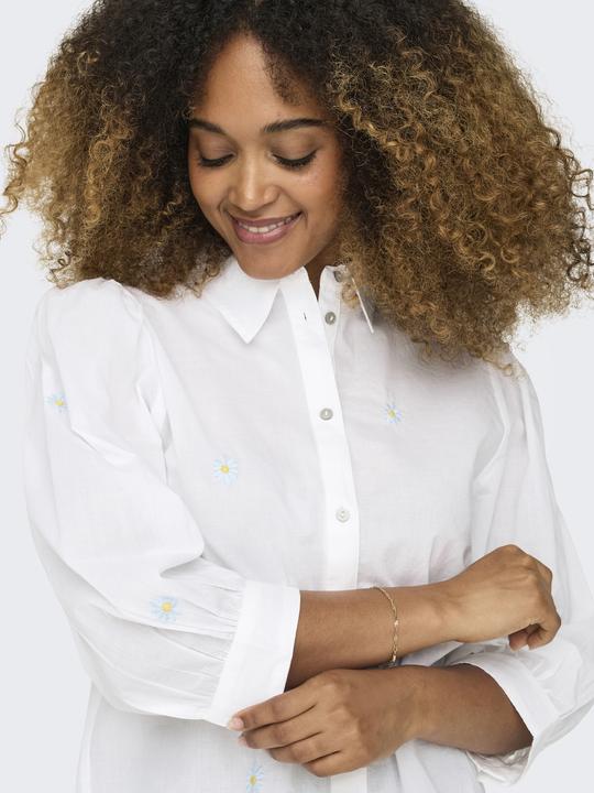 Immagine prodotto Only Colletto camicia Box fit Polsini con bottone Taglio manica voluminoso Camicia Camicia Camicia (XS)
