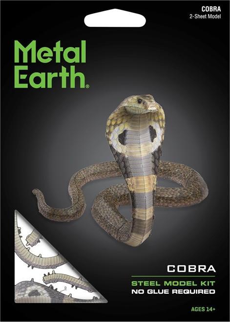 Produktbild Metal Earth Cobra (farbiges Modell)