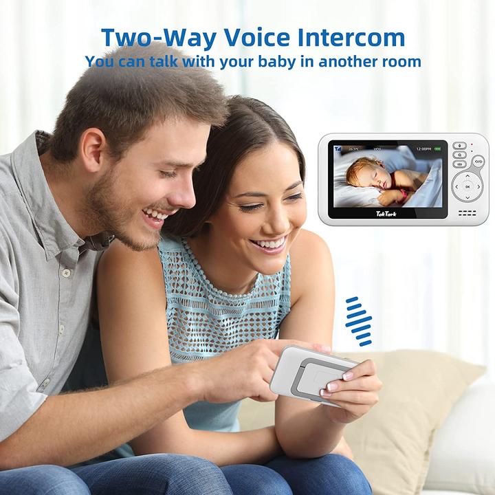 Produktbild TakTark Babyphone mit Kamera (Babyphone mit Kamera, 260 m)