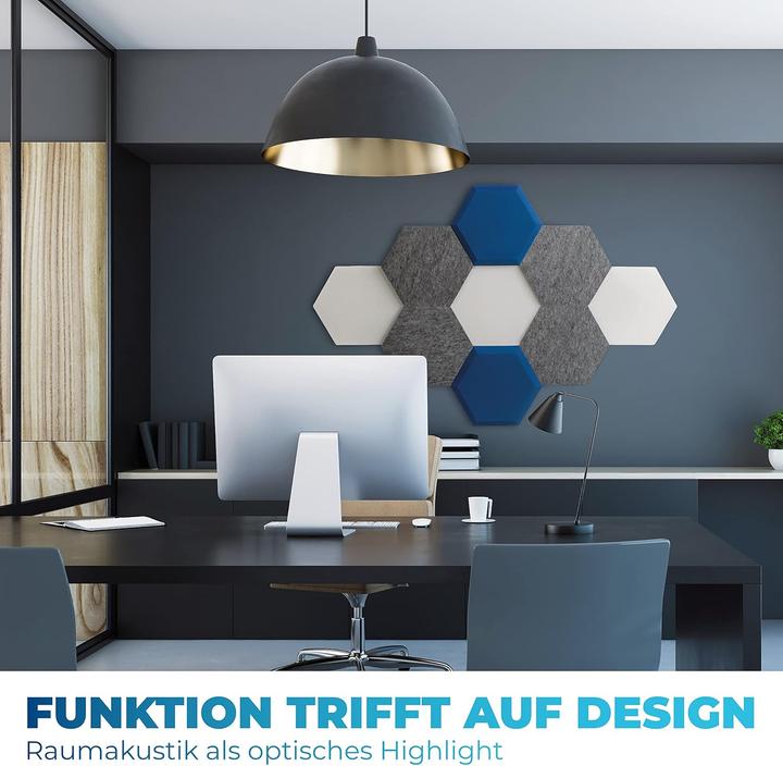 Actual product image Fennext Schallabsorber Wand-Akustikbild (9 pcs.)
